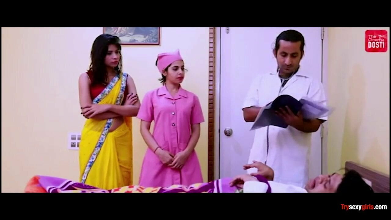 Doctor with Patients Wife & Nurse with Patient Doing Sex